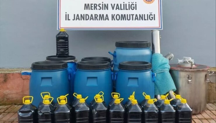 Mersin’de 420 Litre Sahte İçki Ele Geçirildi